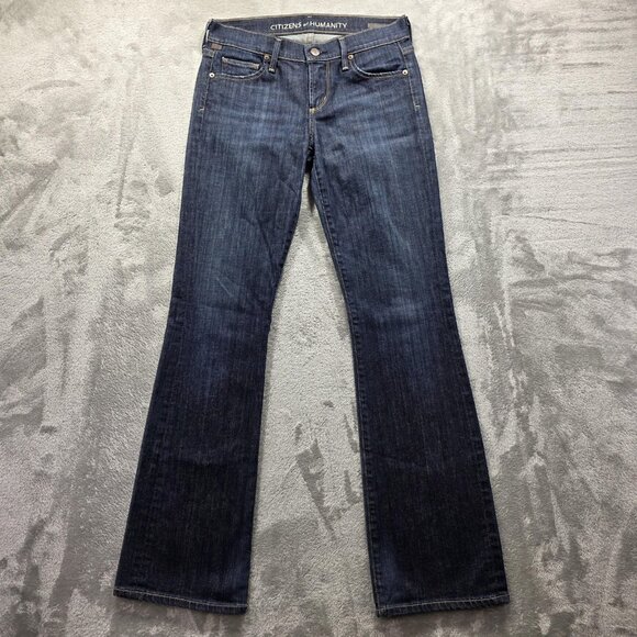 Citizens of Humanity Jeans Womens 25 Blue Dita Petite Bootcut Made USA 1023N-001 - Picture 1 of 12
